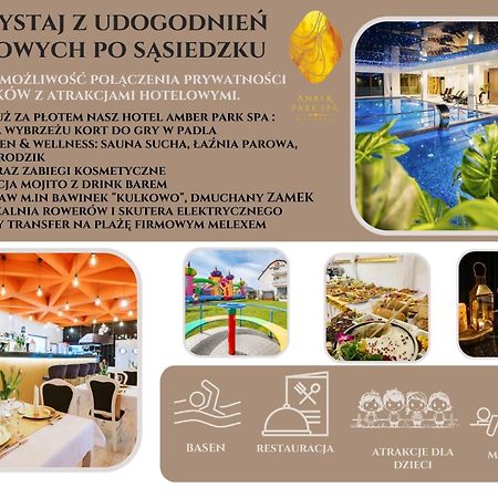 Olivina Park Spa - Domki Z Dostepem Do Krytego Basenu, Saun, Wyzywienia I Atrakcji Dla Dzieci Niechorze Exterior photo
